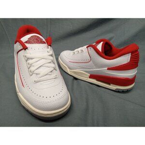 Nike Boys Jordan 2/3 (GS) Sneakers White Varsity Red Sail Size 5 NEW IN BOX!